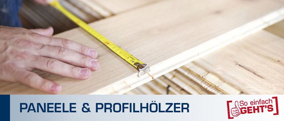 Paneele & Profilhölzer