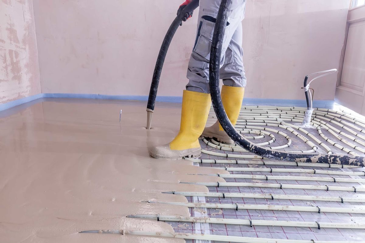 Neuer Knauf Dünnschichtestrich N 440 Sprint