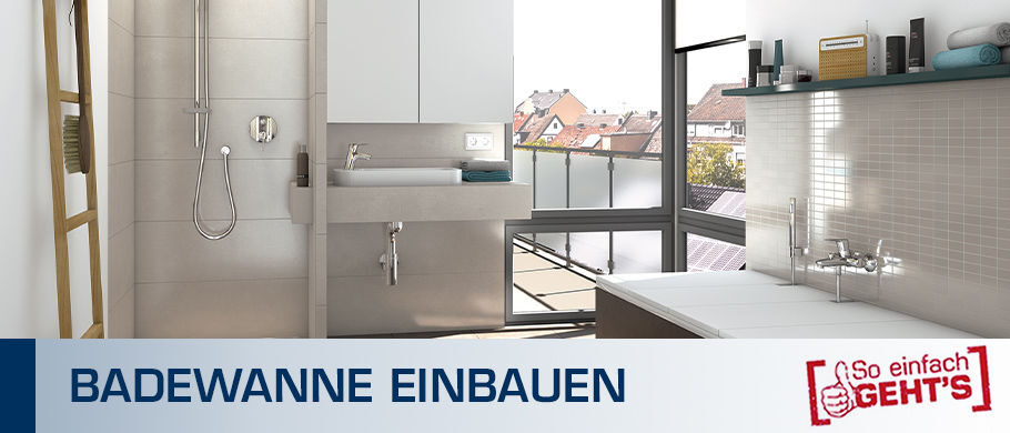 Badewanne einbauen