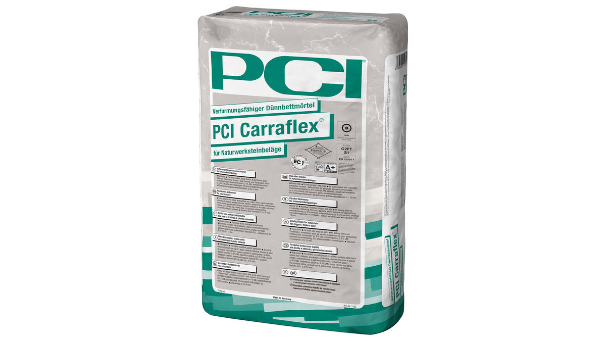 PCI Carraflex – der Dünnbettmörtel
