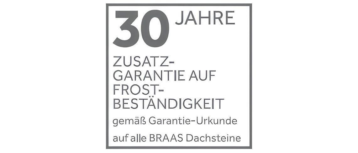 Schützt das Dach, schont die Natur.