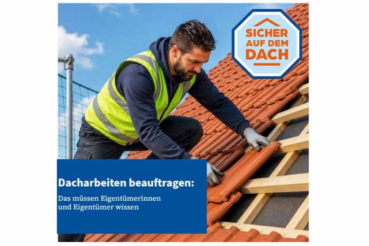 Neuer Flyer: BG BAU und ZVDH informieren über Pflichten der Eigentümer