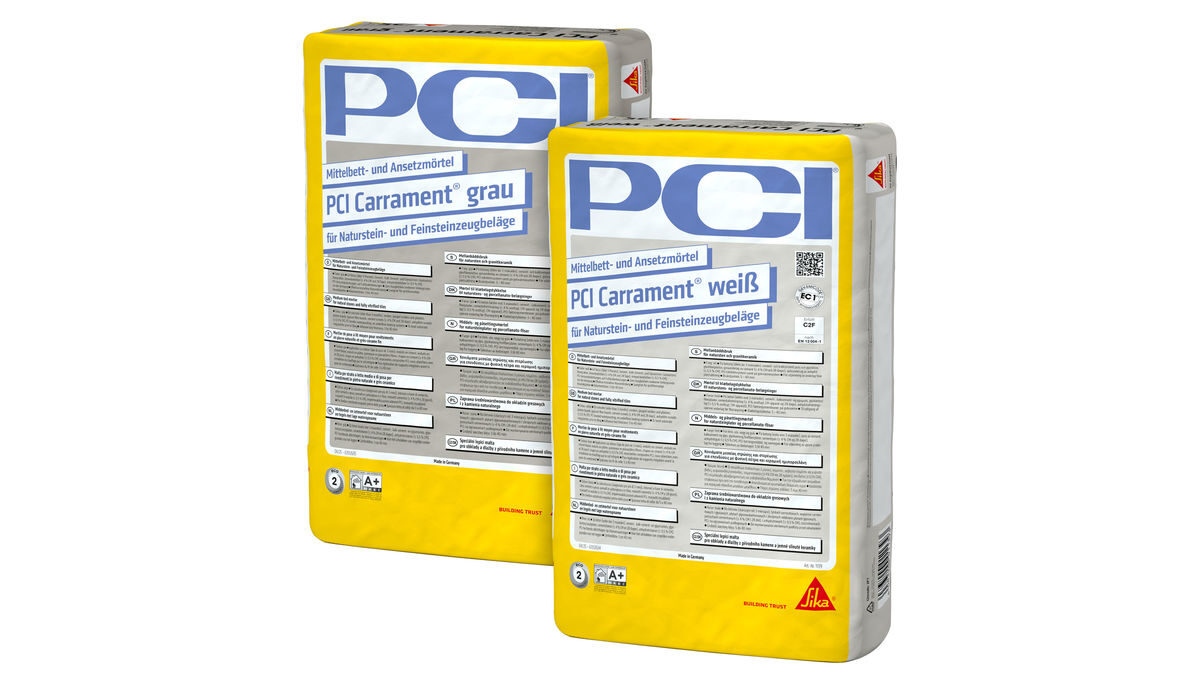 PCI-Systemlösungen für Fliesen und Naturwerksteine