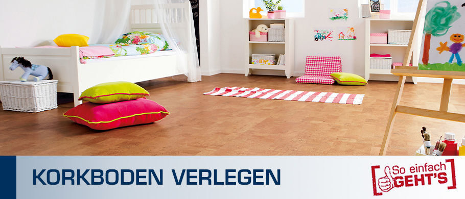 Korkboden verlegen