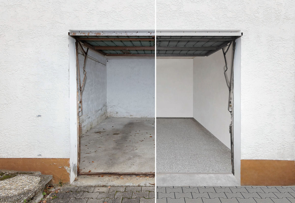 Garagensanierung mit einem mineralischen System