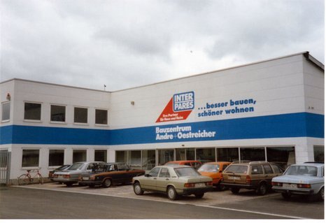 Das neue Bauzentrum an der Darmstädter Straße 37, Mitte der 1980er-Jahre